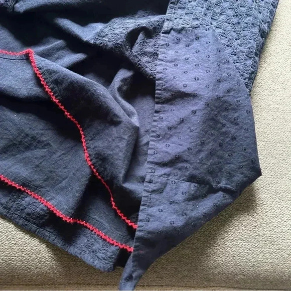 Anthropologie Maeve Navy Tisa Swing Dress Size 2 - Picture 5 of 9